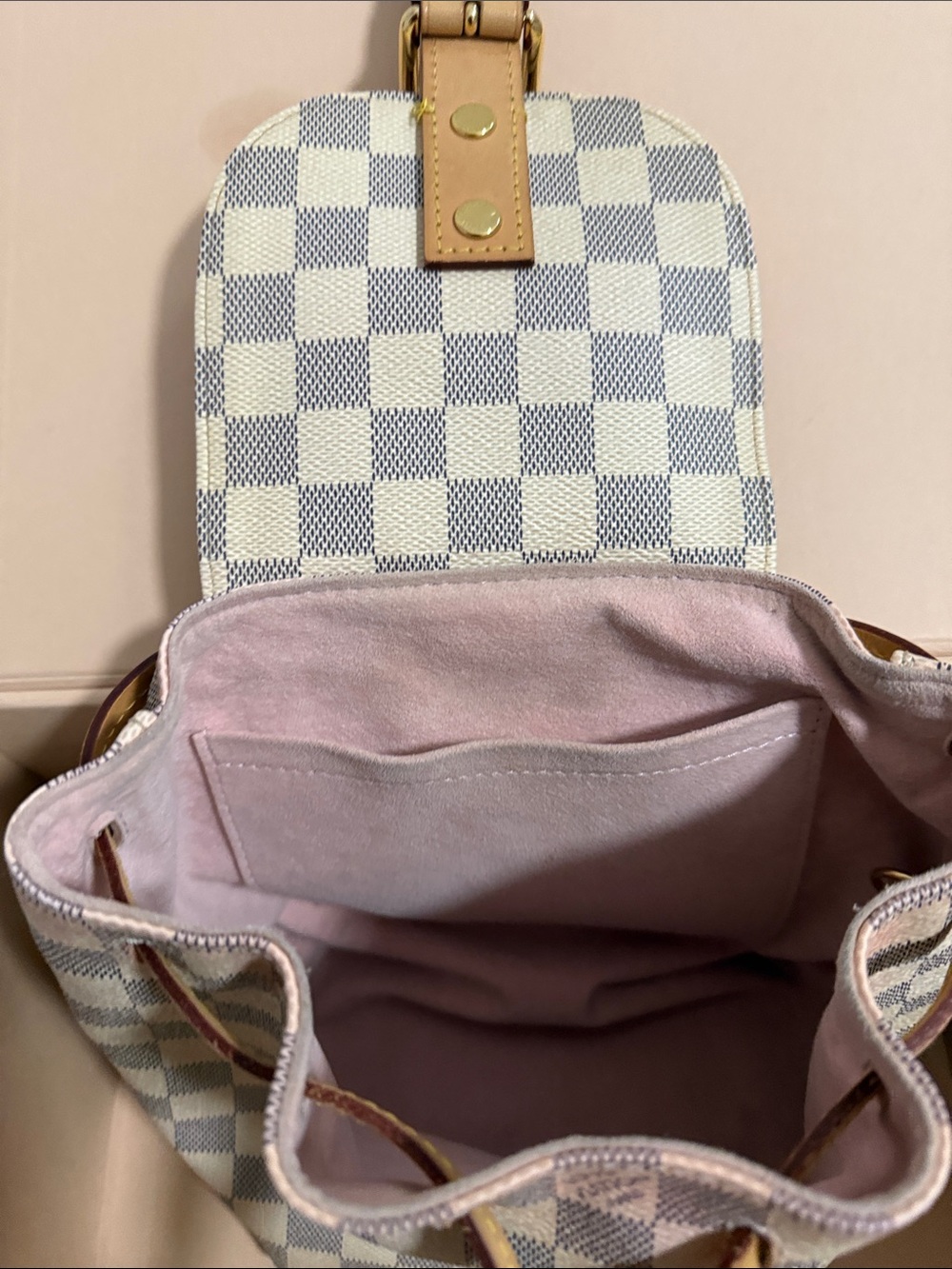 Preloved Louis Vuitton Sperone BB Damier Azur - Picture 7 of 10